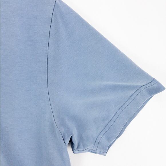 Public Rec Pima Cotton Polo Shirt Men’s Medium Blue Stretch Casual Soft Logo - Picture 3 of 11